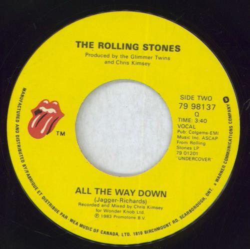 The Rolling Stones 7-Inch Singles 1966-1971 UK 7